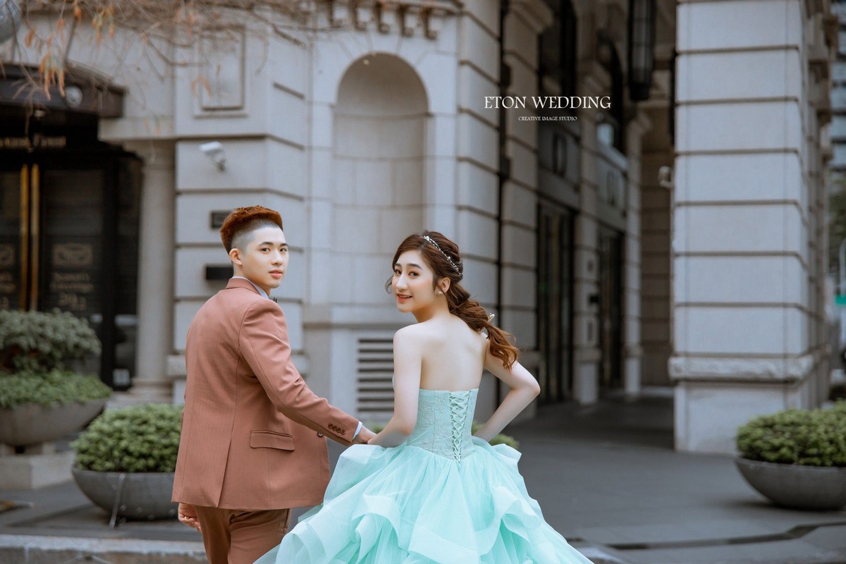 台中婚紗外拍,七期街道婚紗照,台中都市婚紗